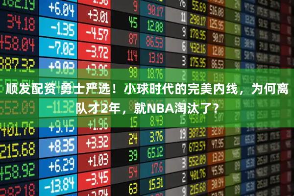 顺发配资 勇士严选！小球时代的完美内线，为何离队才2年，就NBA淘汰了？