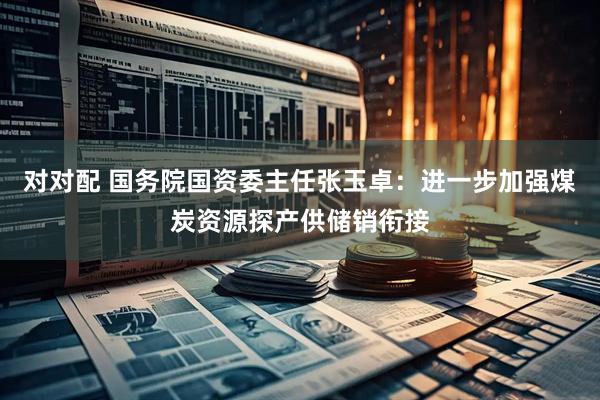 对对配 国务院国资委主任张玉卓：进一步加强煤炭资源探产供储销衔接